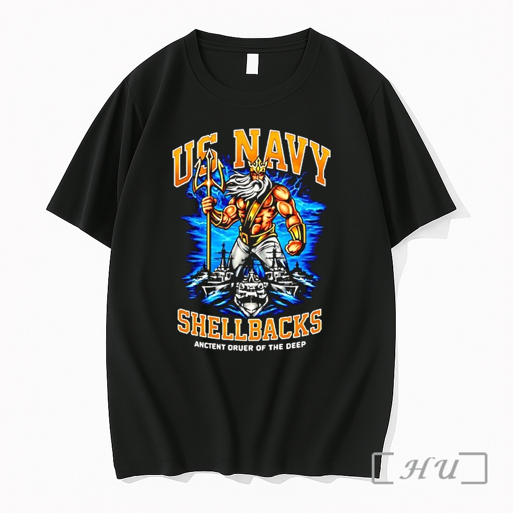 Officials Us Navy Shellbacks Anctent Oruer Of The Deep Premium Shirt Sweatshirt Tee