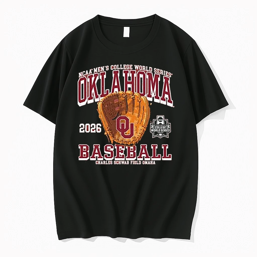 Oklahoma Sooners 2026 College World Series Bound Glove Shirts