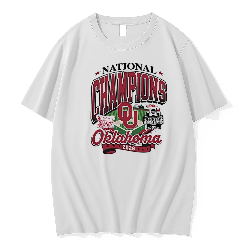 Oklahoma Sooners 2026 College World Series National Champions Stretch Shirts