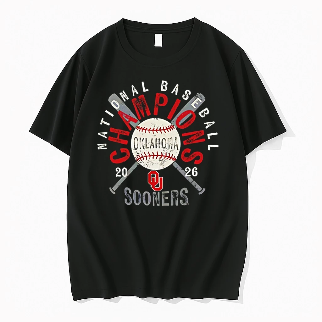 Oklahoma Sooners 2026 Ncaa Baseball Mens College World Series Champions Distressed Shirts