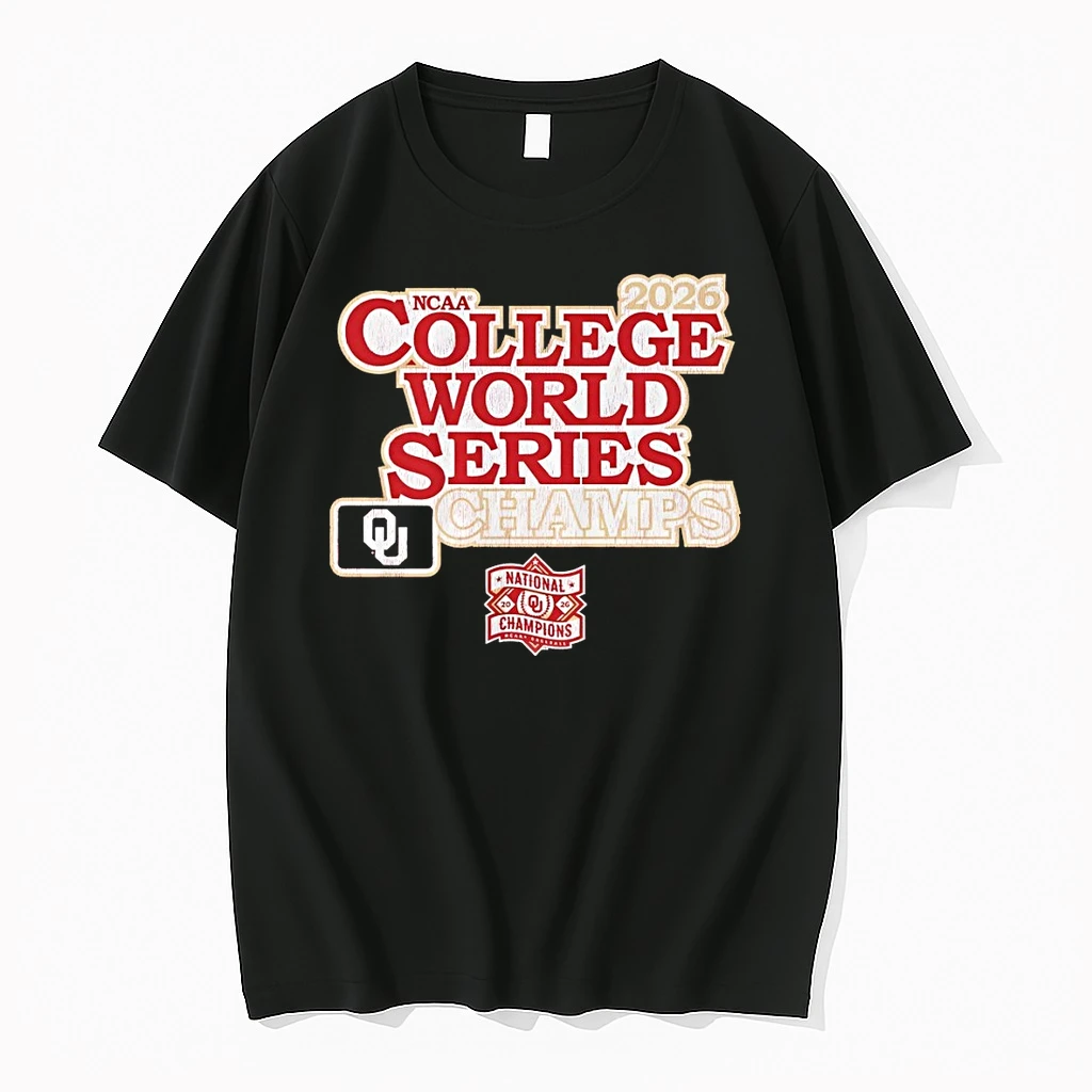 Oklahoma Sooners Baseball 2026 College World Series Champions Ncaa Shirts