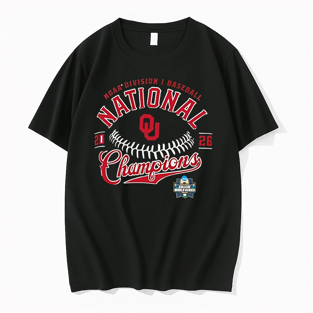 Oklahoma Sooners Baseball 2026 Ncaa Division I Baseball College World Series National Champions Shirts