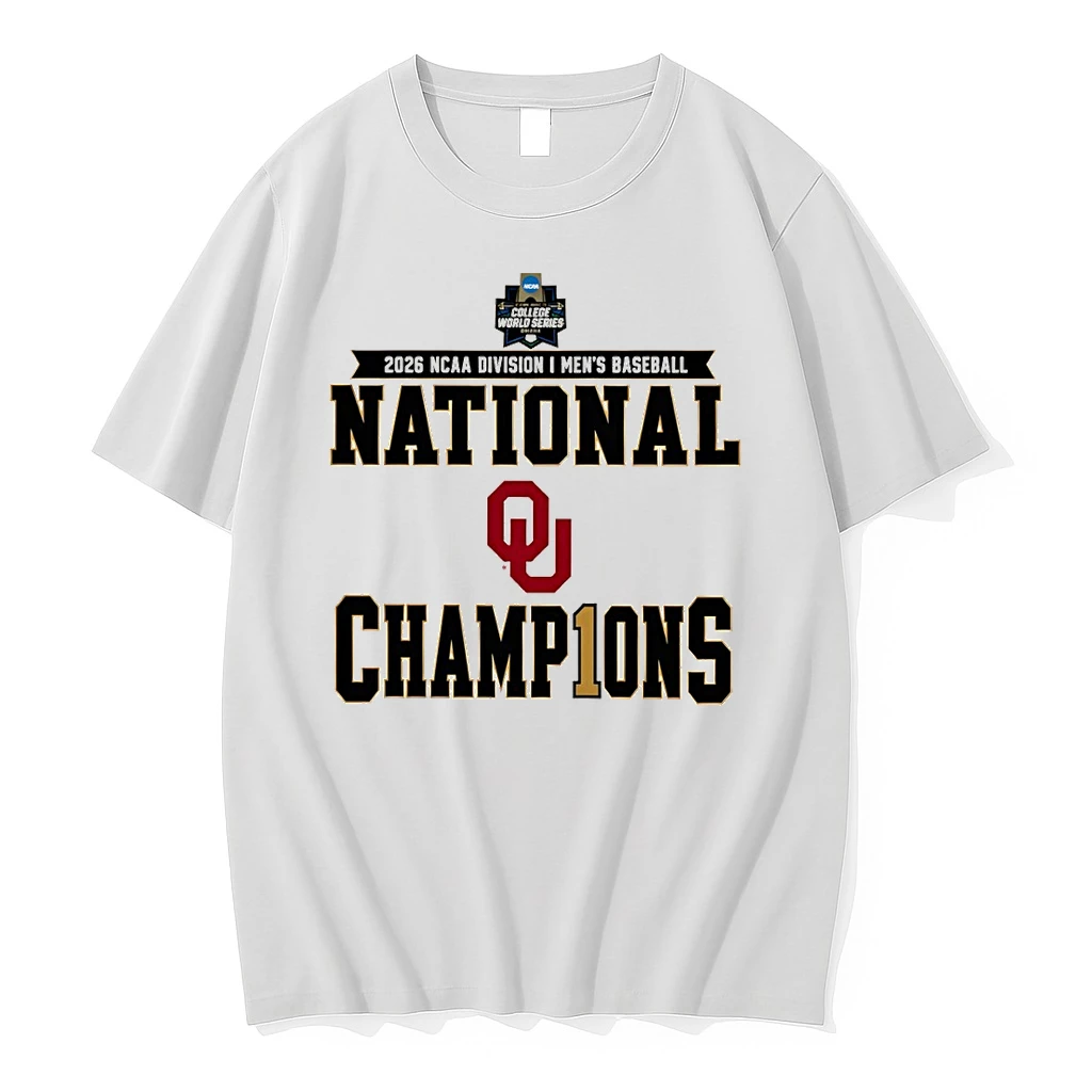 Oklahoma Sooners Baseball 2026 Ncaa Division I College World Series Champions Shirts