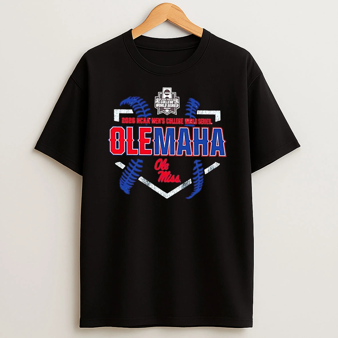 Ole Miss Rebels 2026 Ncaa Mens College World Series Omaha Logo Shirts