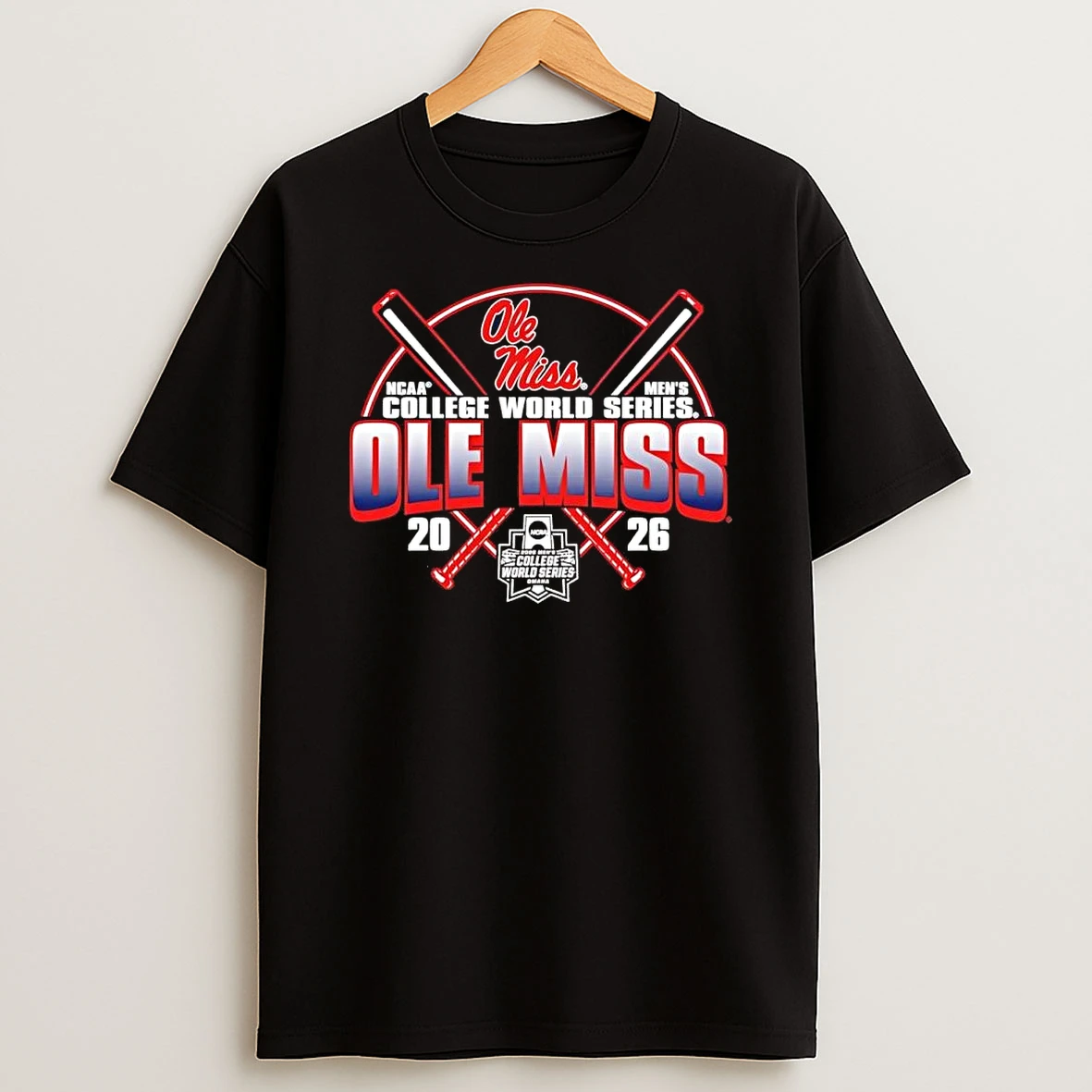 Ole Miss Rebels Ncaa Mens College World Series Baseball Team 2026 Shirts
