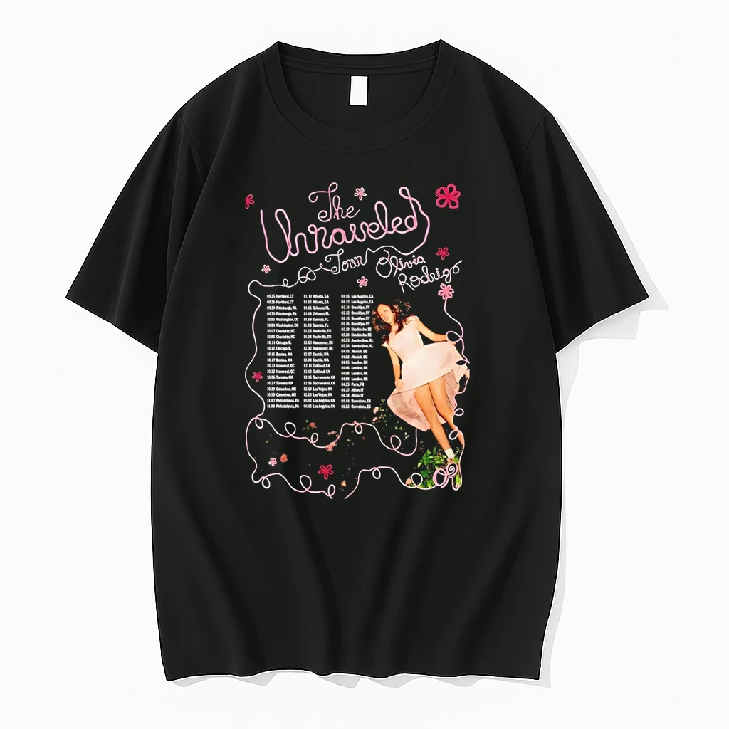 Olivia Rodrigo Unraveled Tour 2026 Shirts