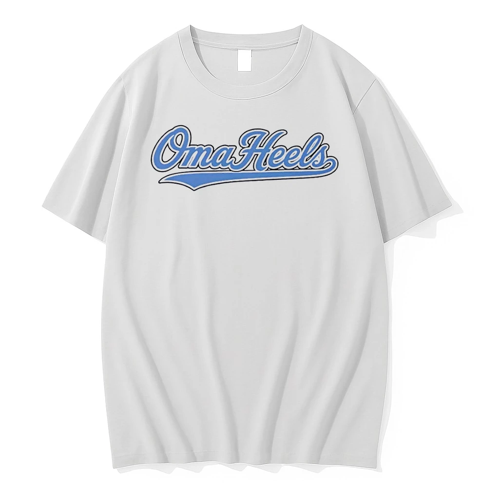 Oma Heels Support The Team Oma Heels White Shirts