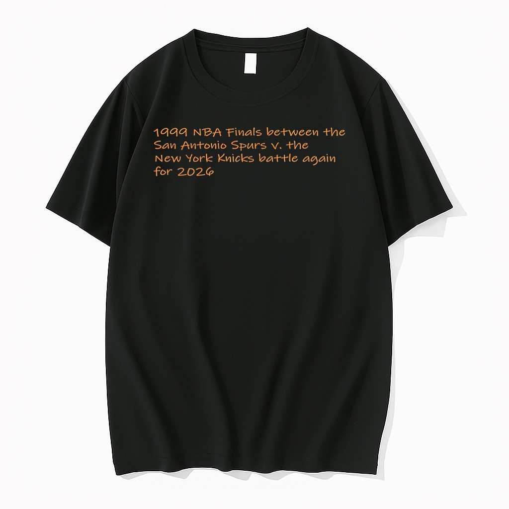 Original 1999 Nba Finals Between The San Antonio Spurs Vs The New York Knicks Battle Again For 2026 Shirts
