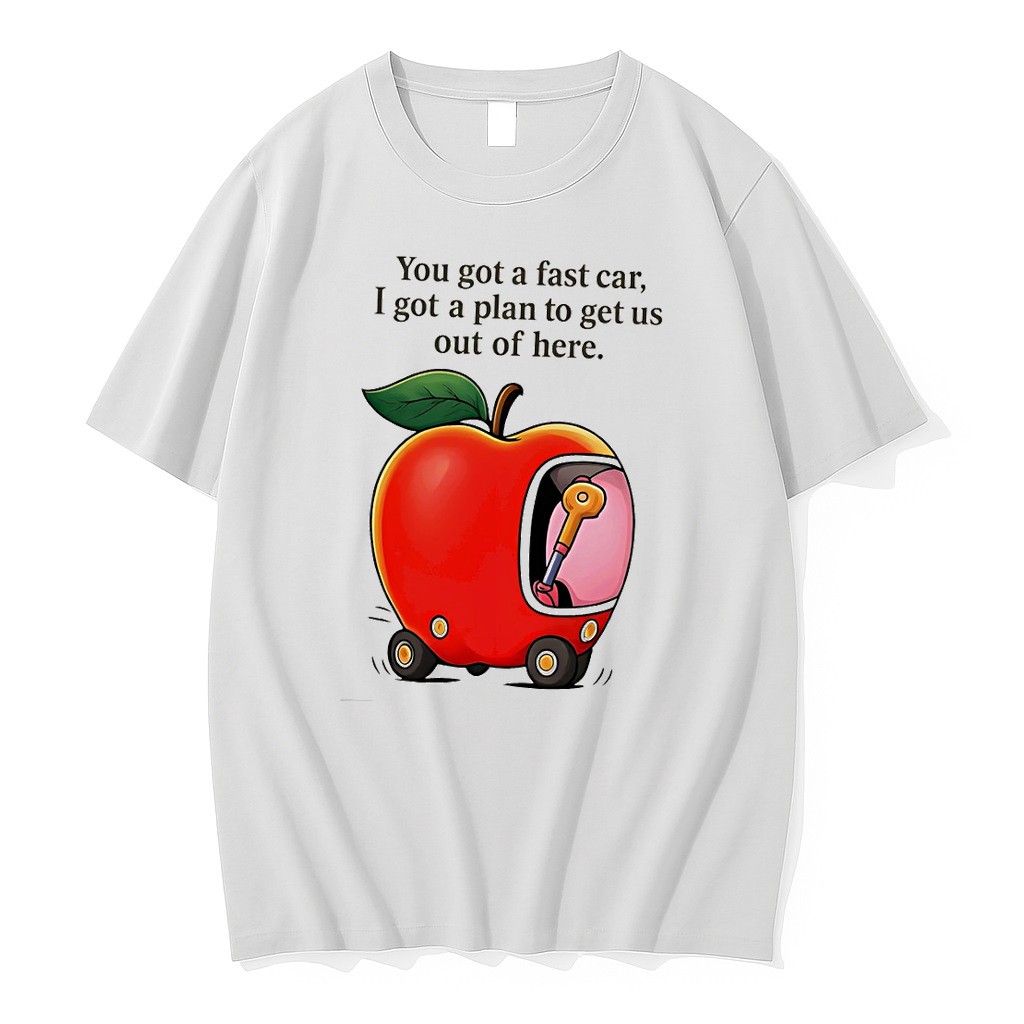 Original Apple Kirby Car You Got A Fast Car I Got A Plan To Get Us Out Of Here Shirts