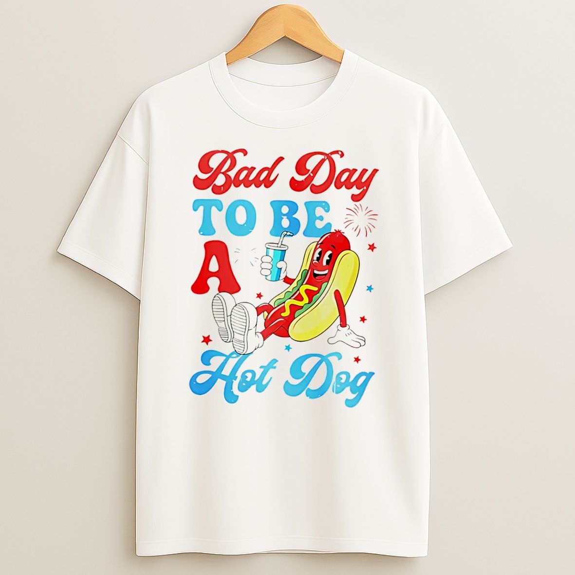 Original Bad Day To Be A Hot Dog Tee Shirts