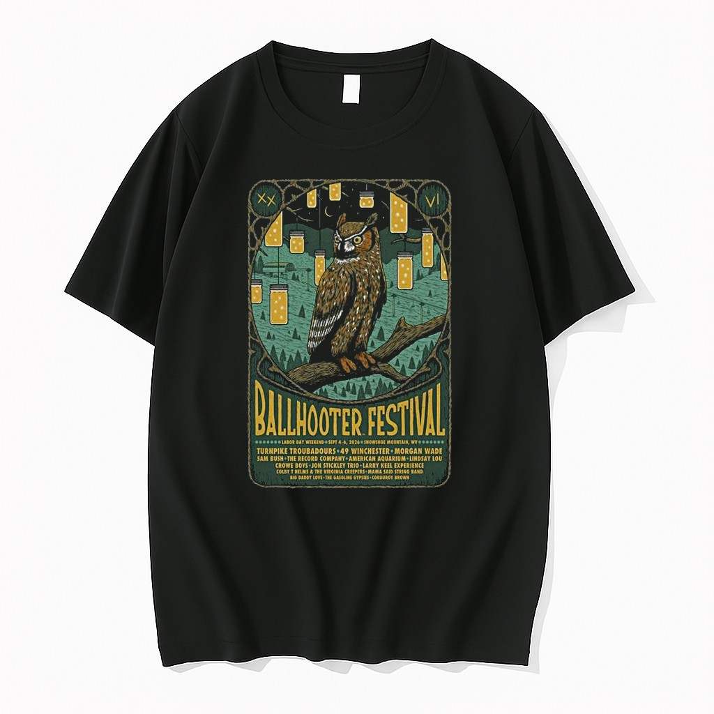 Original Ballhooter Festival September 4 6 2026 Snowshoe Mountain In West Virginia 1 Shirts