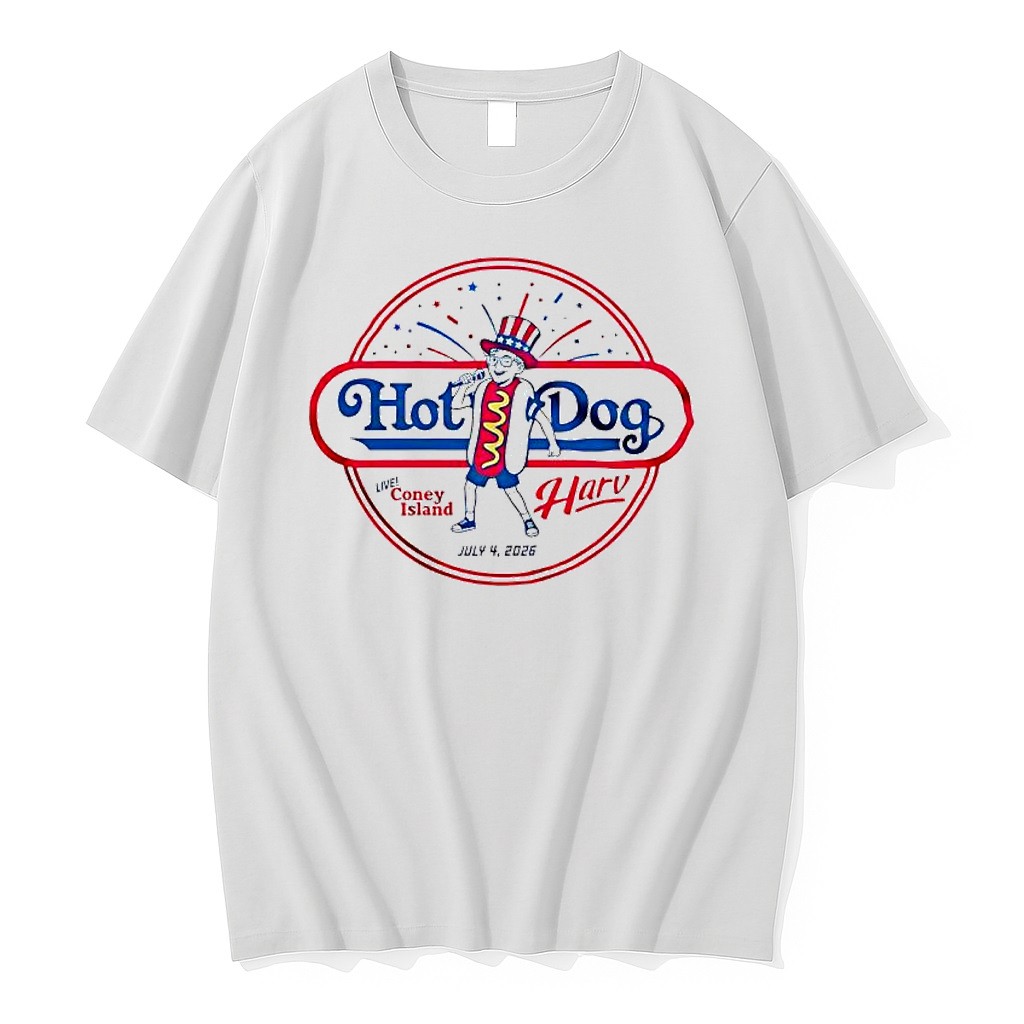 Original Hot Dog Harv Coney Island July 4 2026 250th Anniversary Shirts