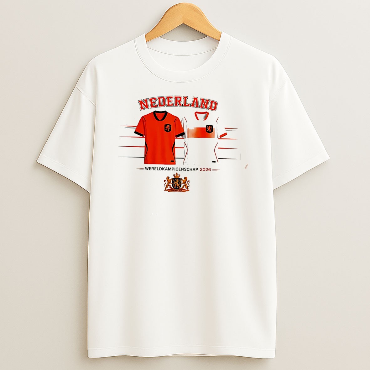 Original Nederland Wereldkampieonschap 2026 Netherlands World Cup 2026 Graphic Tee Shirts