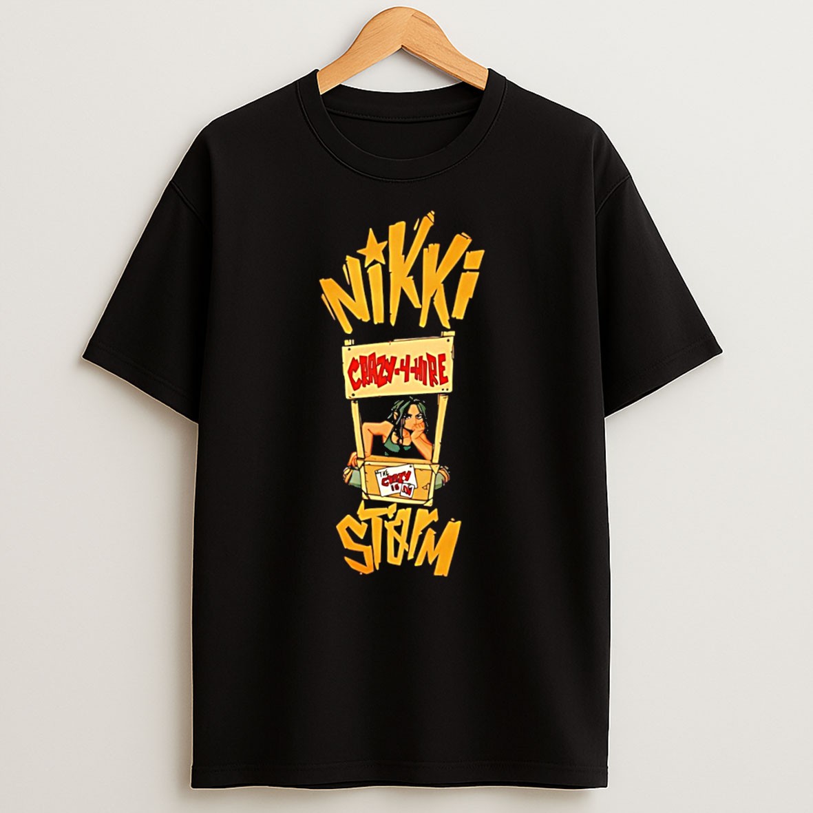 Original Nikki Storm Crazy 4 Hire Vintage Tee Shirts