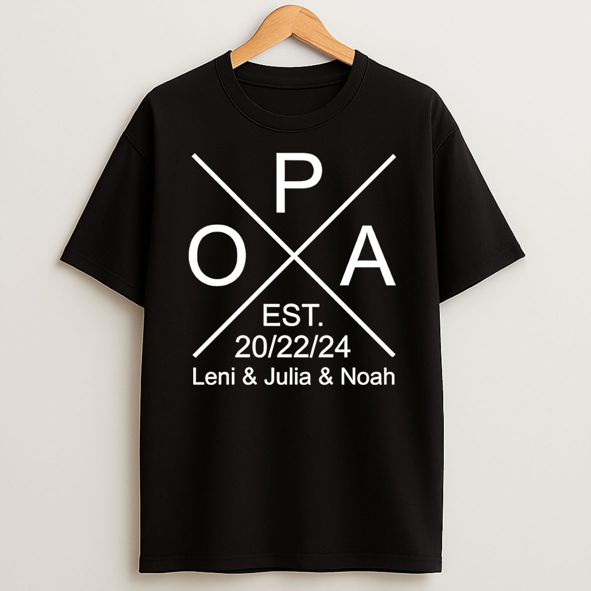 Original Opa Est 20 22 24 Leni Julia Noah Fathers Day Shirts
