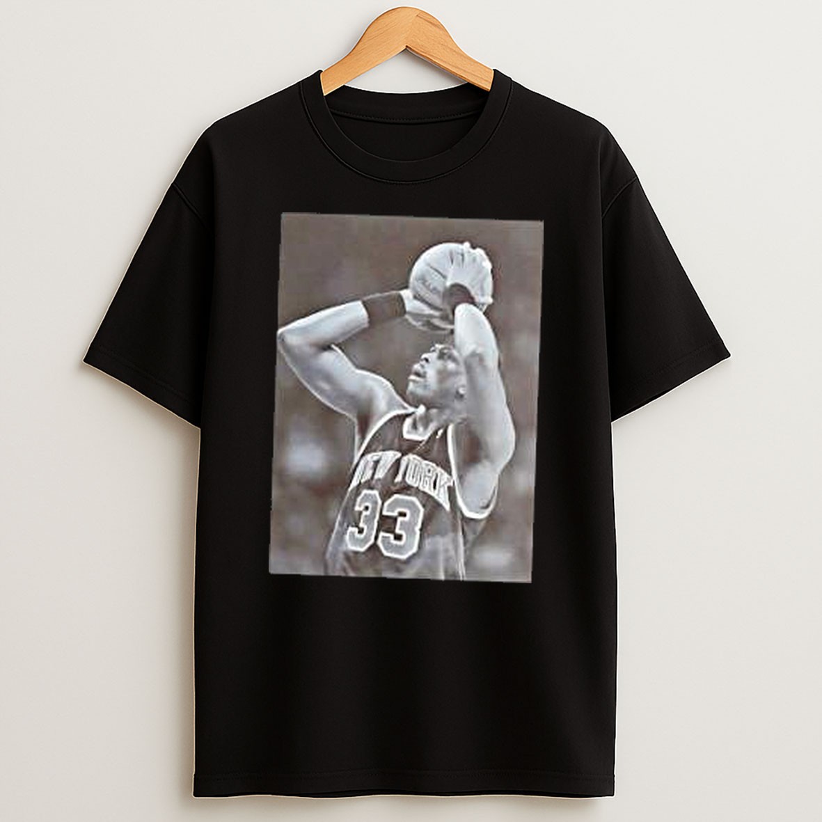 Original Patrick Ewing New York Knicks Basketball Dunk Hirt Shirts