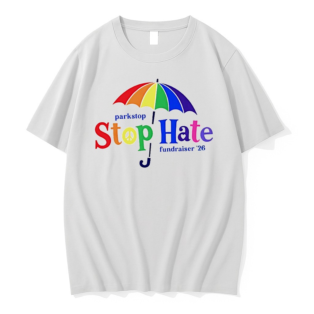 Original Rainbow Umbrella Parkstop Stop Hate Fundraiser 26 Inspirational Shirts