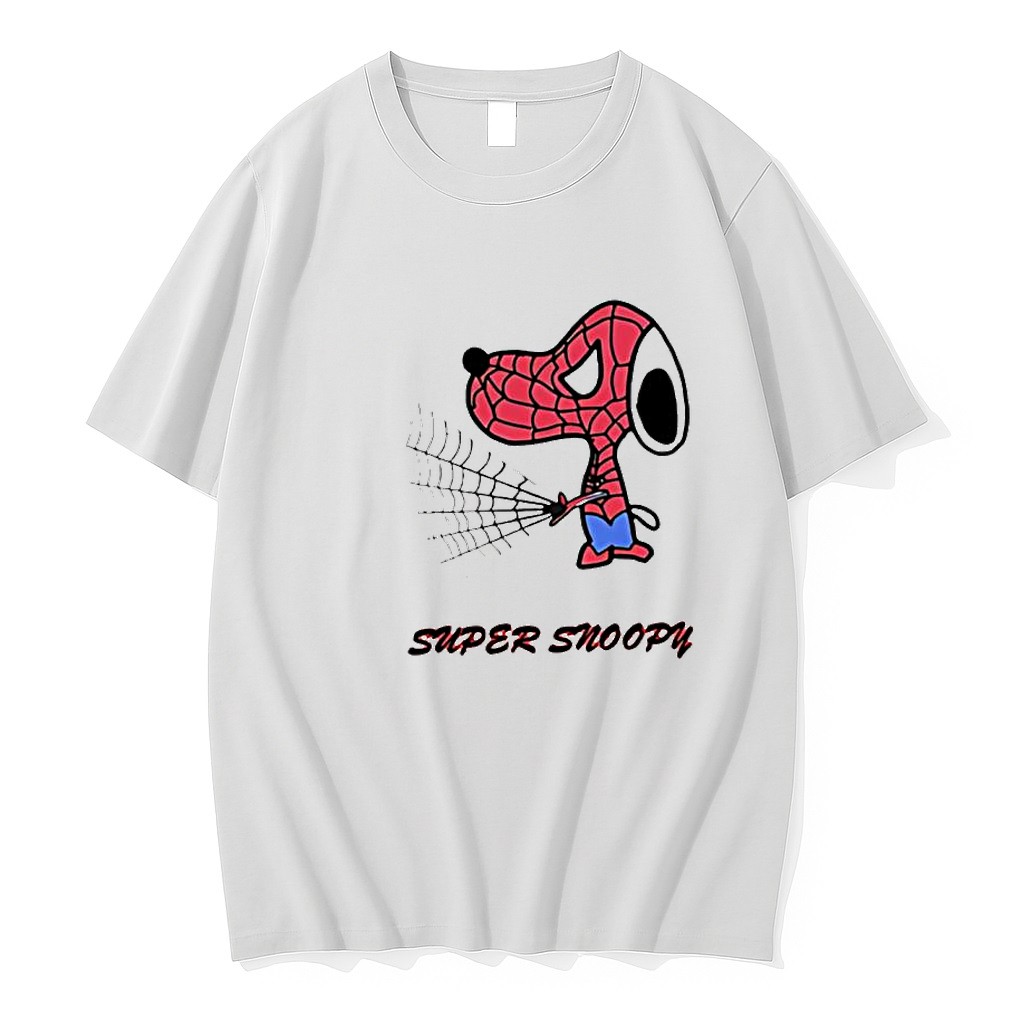 Original Super Snoopy Spider Man Marvel Comics Character Shirts