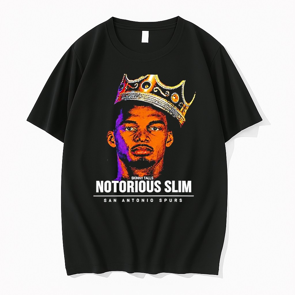 Original Victor Wembanyama San Antonio Spurs Notorious Slim Skinny Talls Nba Finals 2026 Shirts