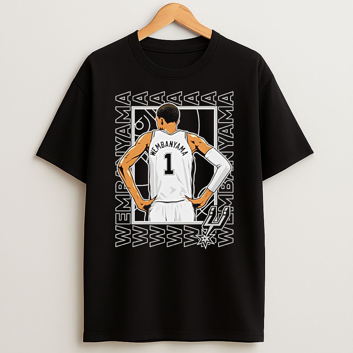 Original Victor Wembanyama San Antonio Spurs Wembanyama 1 Basketball Player Nba 2026 Shirts