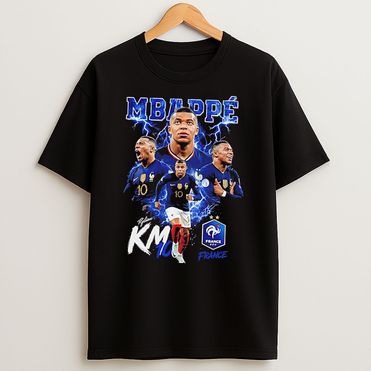 Original World Cup 2026 Kylian Mbappe France Graphic Tee Shirts