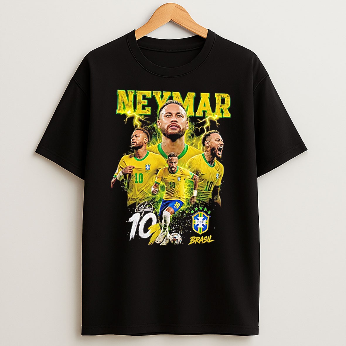 Original World Cup 2026 Neymar Graphic Tee Shirts