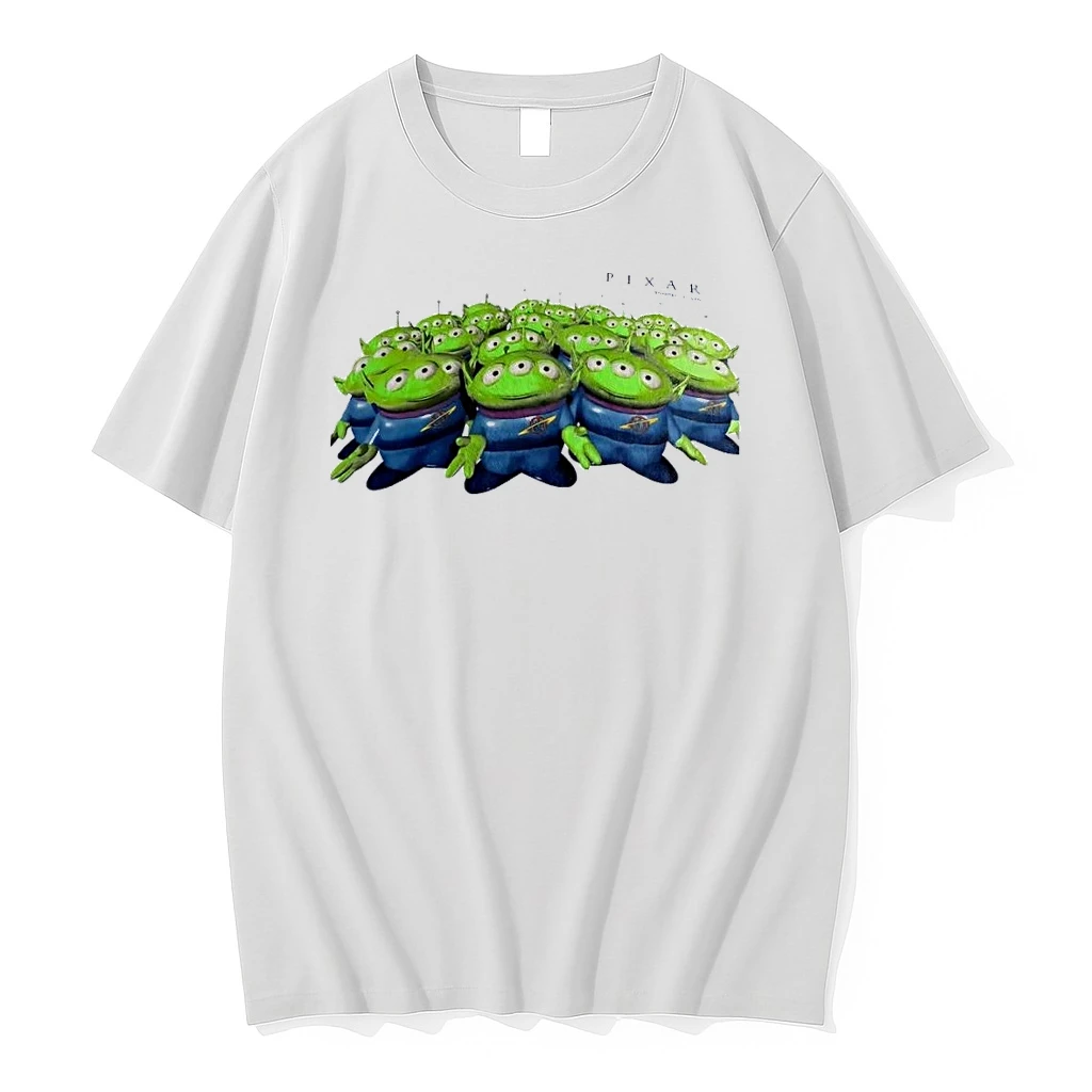 Pixar Animation Studios Toy Story Aliens White Shirts