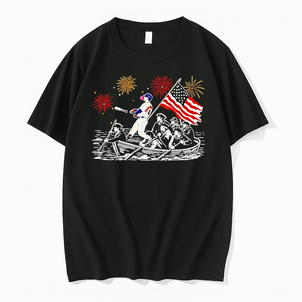Pete Crow Armstrong Chicago Cubs Crossing The Delaware Firework 4th Of July 2026 Shirts