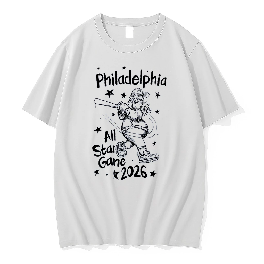 Philadelphia All Star Game 2026 Baseball White Shirts