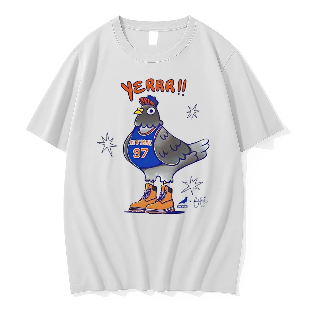 Pigeon New York Knicks 97 Timberland Boot Bird Yerrr Illustration Nba 2026 Shirts