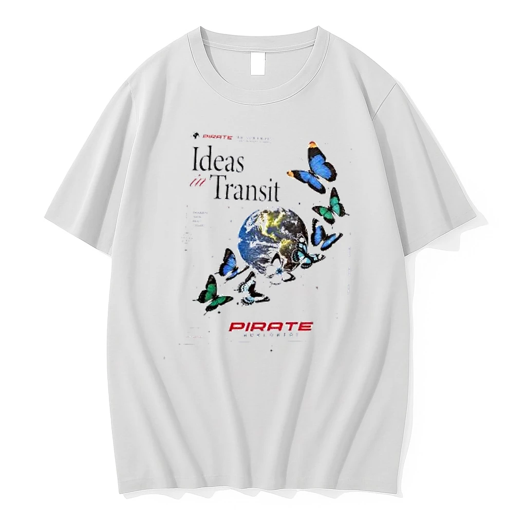 Pirate Ideas In Transit Globe Butterflies Shirts