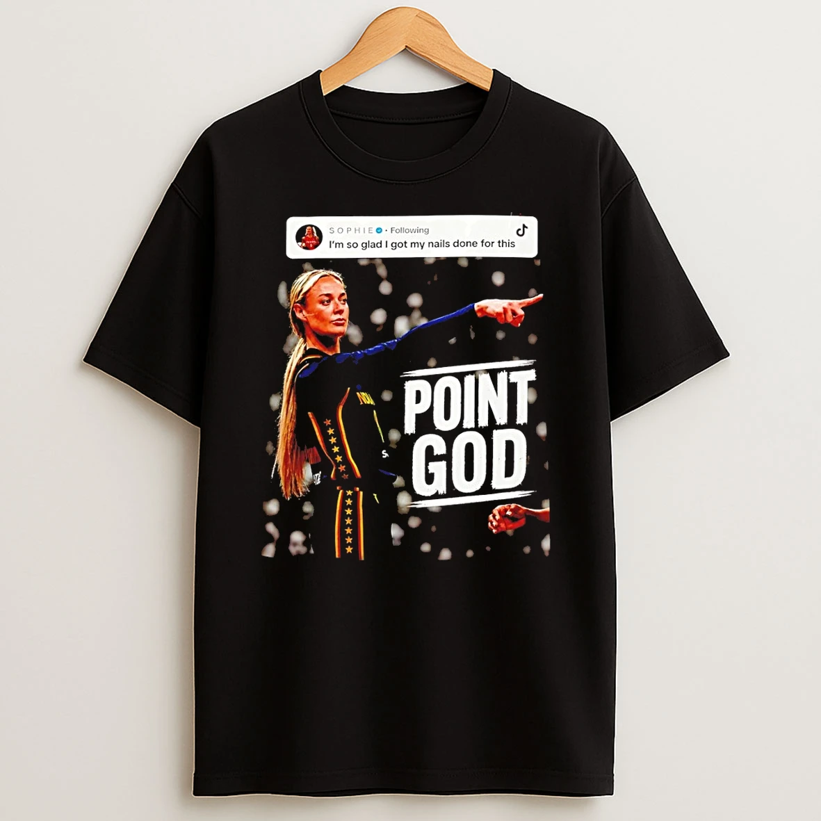 Point God Sophie Cunningham Indiana Fever Basketball Im So Glad I Got My Nails Done For This 2026 Shirts