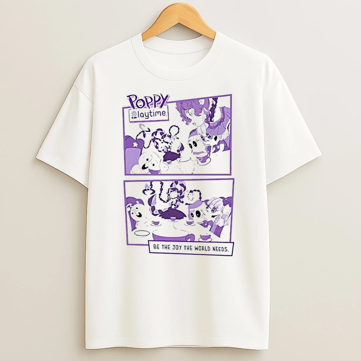 Poppy Playtime Tea Party Be The Joy The World Needs White Shirts