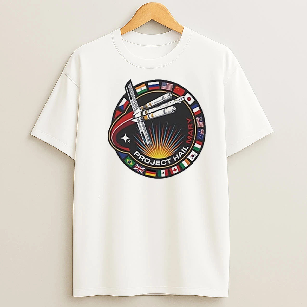 Project Hail Mary Mission Patch Shirts