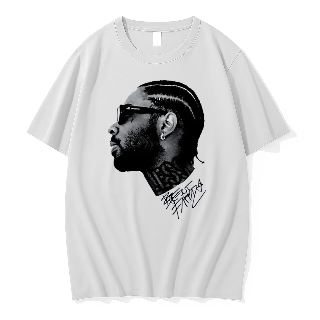 Rest In Peace Nipsey Hussle Tribute Signature Portrait White Shirts