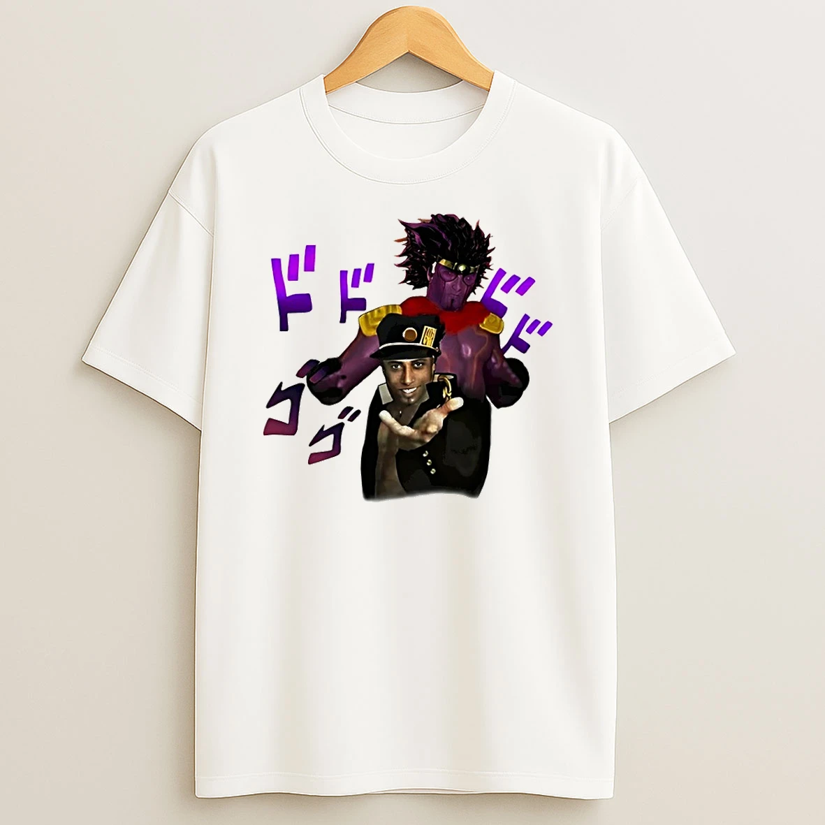 Ricardo Milos And Star Platinum Anime Meme Shirts