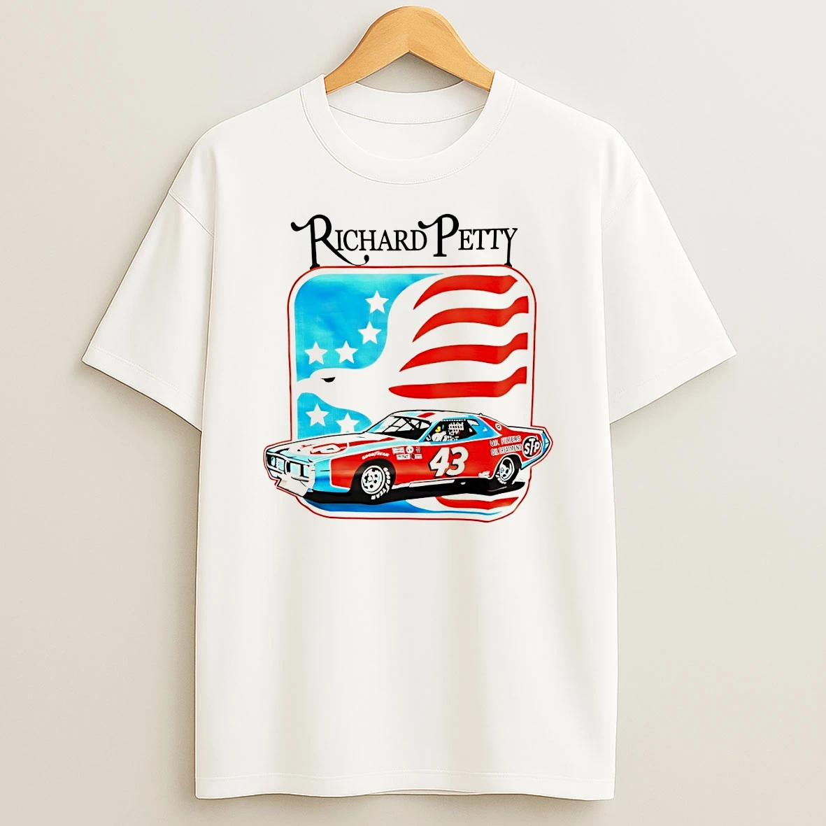 Richard Petty Grand National Champion 1974 Dodge Charger Nascar Shirts