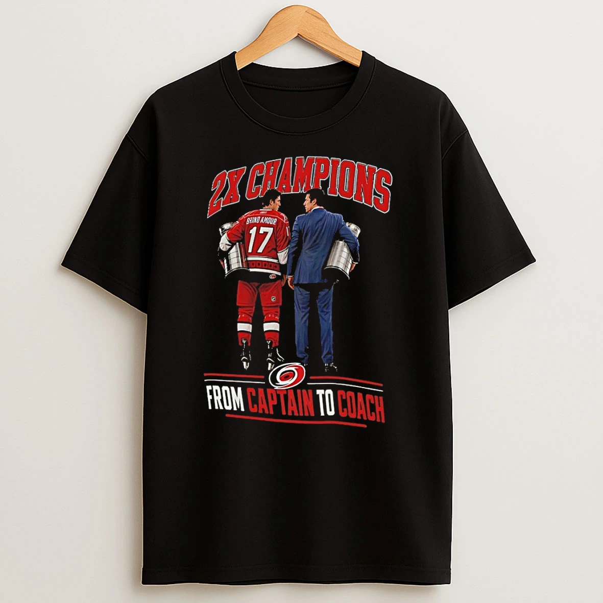 Rod Brindamour Carolina Hurricanes From Captain To Coach Shirts