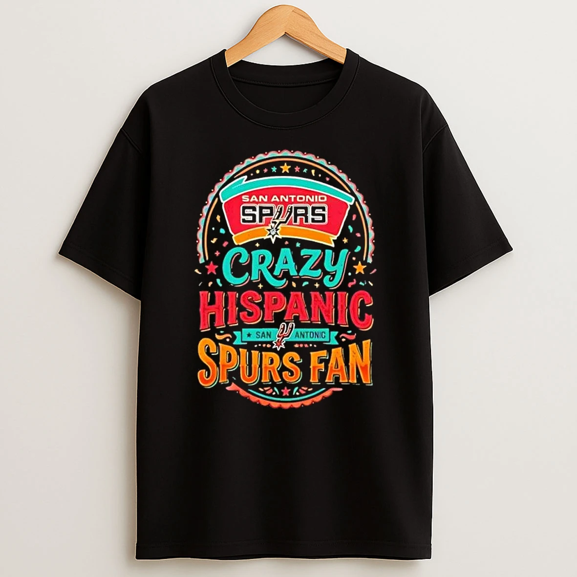 San Antonio Spurs Nba Finals 2026 Crazy Hispanic Spurs Fan Shirts