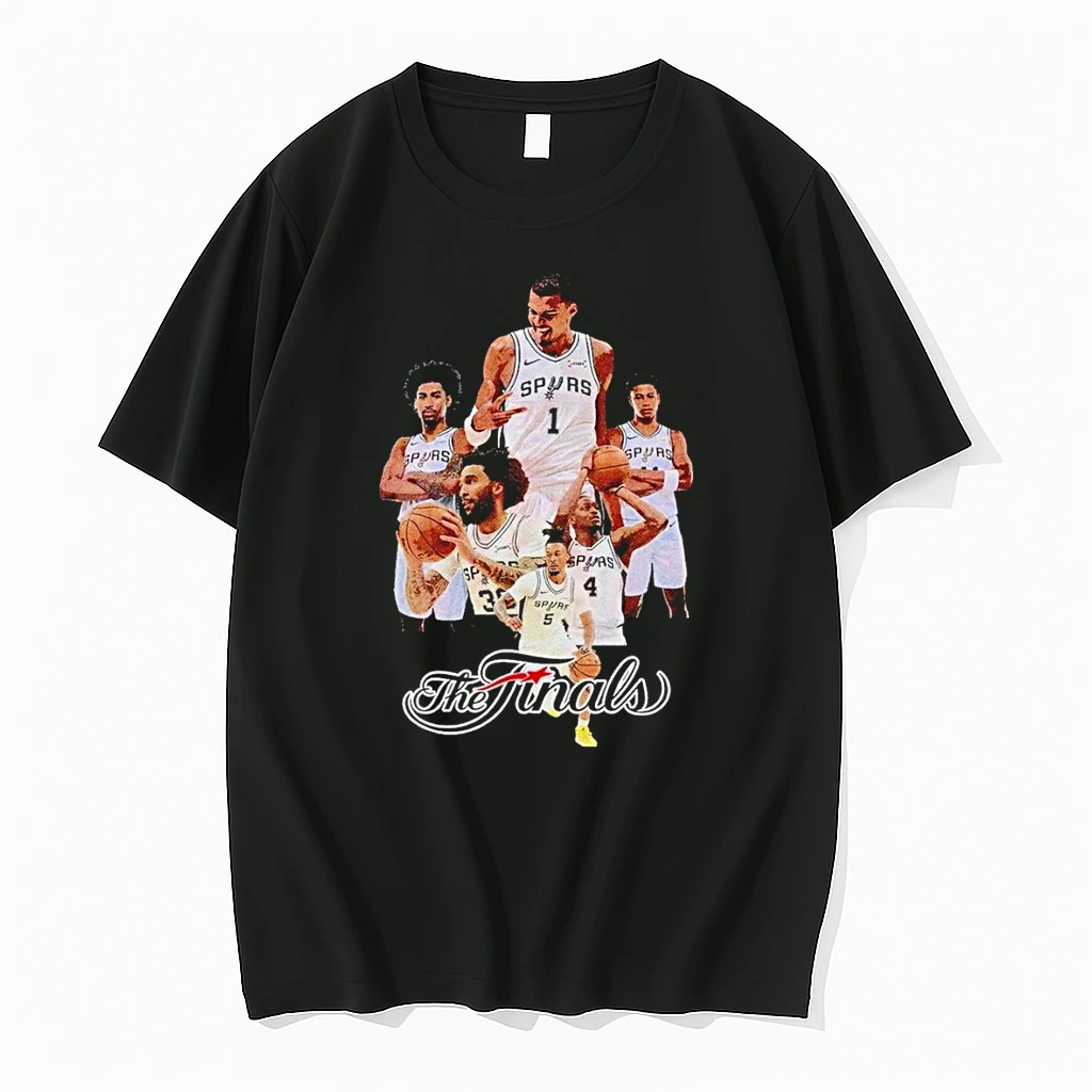 San Antonio Spurs Basketball Players Victor Wembanyama Devin Vassell The Finals Shirts