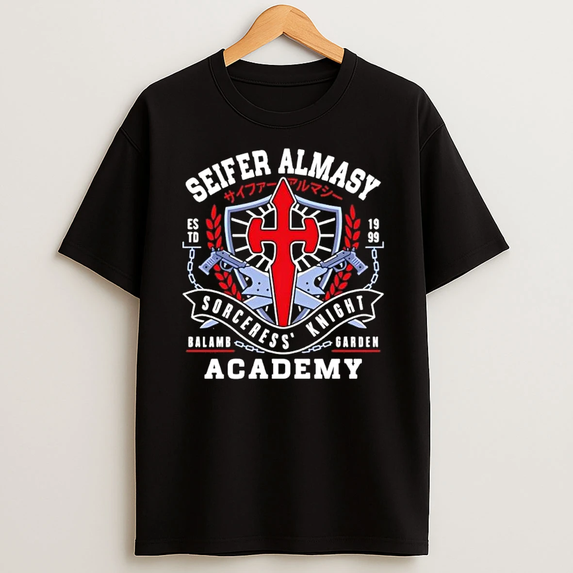 Seifer Almasy Final Fantasy Viii Balamb Garden Sorcerers Knight Academy Shirts