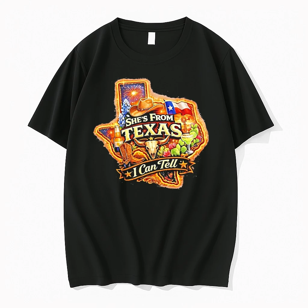 Shes From Texas Cowboy I Can Tell Texas Map 2026 Shirts