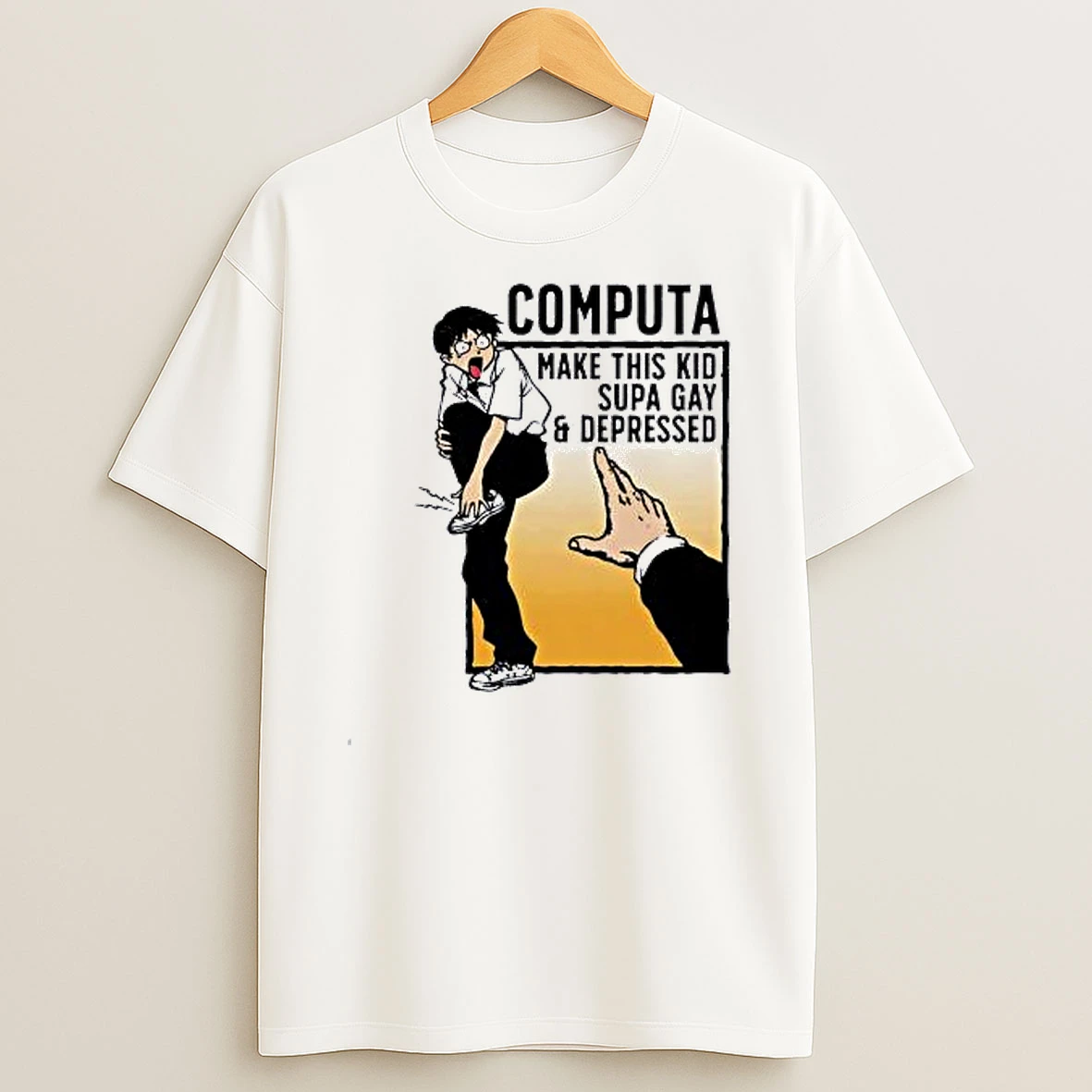 Shinji Ikari Neon Genesis Evangelion Computa Make This Kid Supa Gay And Depressed Shirts