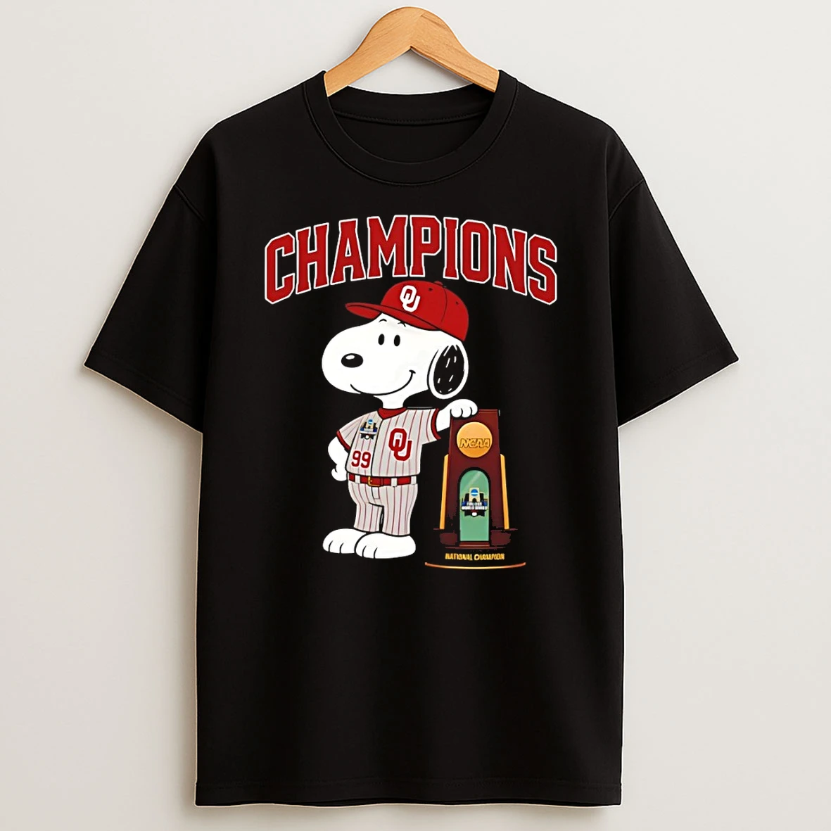 Snoopy Oklahoma Sooners Baseball Mlb National Champions 2026 Ncaa Logo Shirts