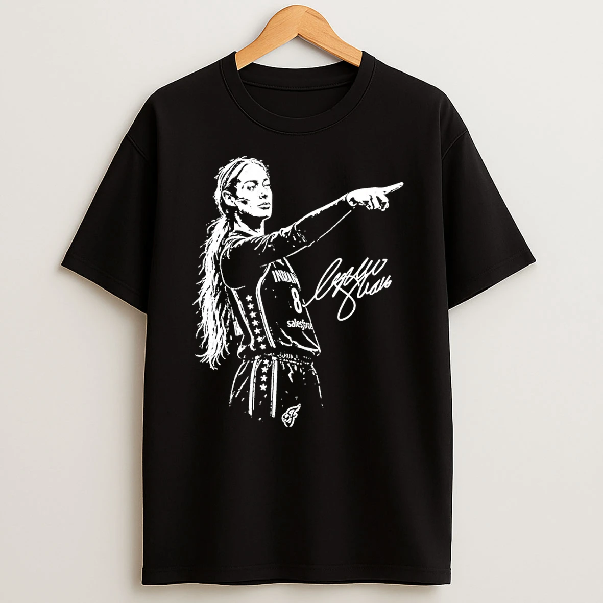 Sophie Cunningham Point Indiana Fever Basketball Wnba 2026 Signature Vintage Shirts