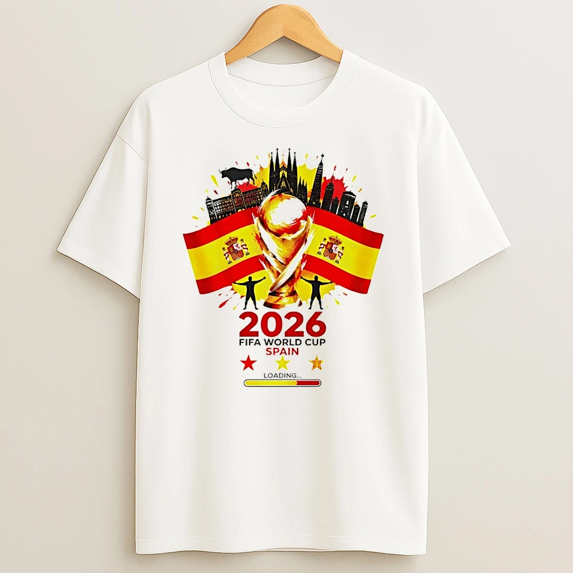 Spain Fifa World Cup 2026 Spanish Soccer Loading Shirts