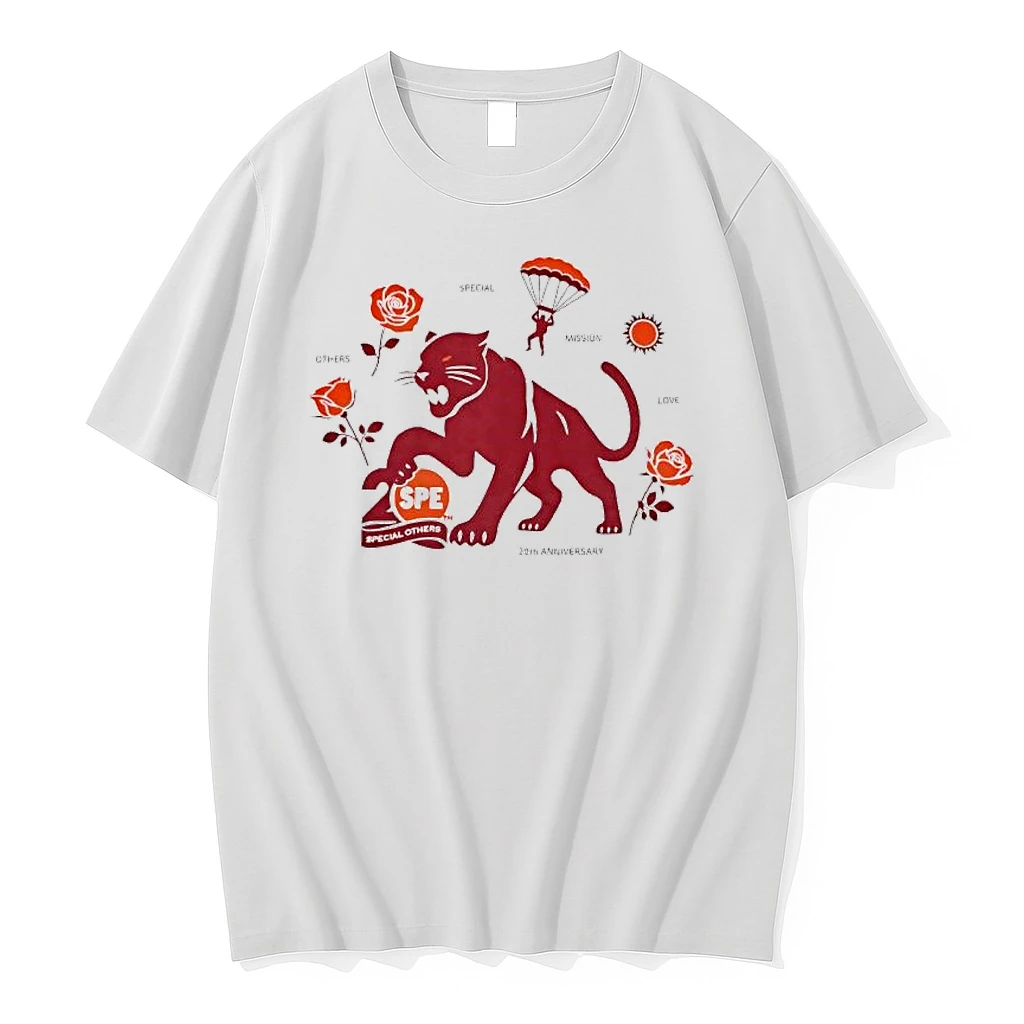 Special Others 20th Anniversary Panther Rose Parachute Mission Love Shirts