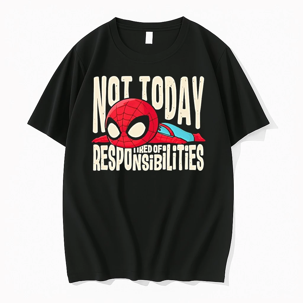 Spider Man Not Today But Im Tired Of Responsibilities Shirts