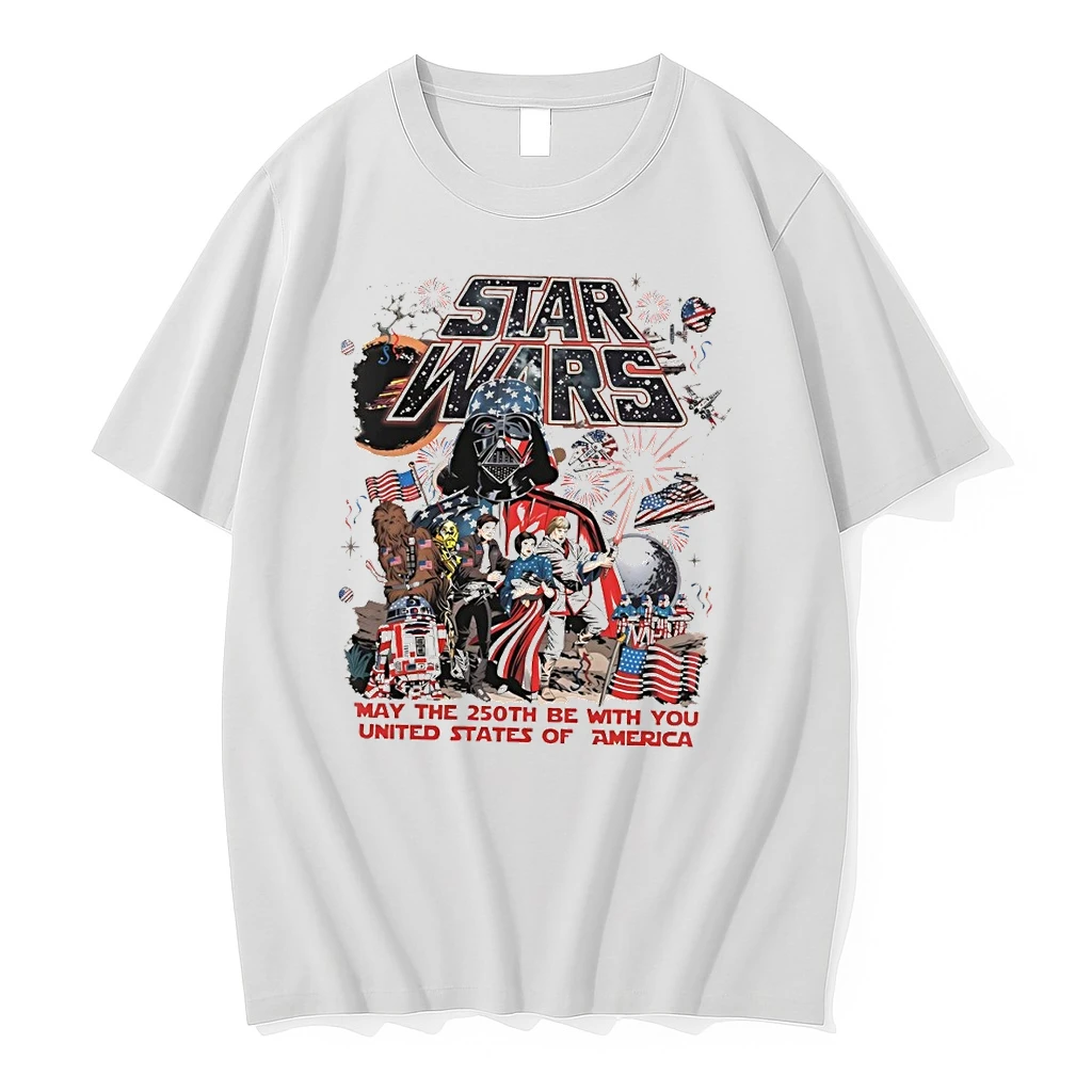Star Wars 4th Of July May The 250th Be With You America Independence Day Shirts