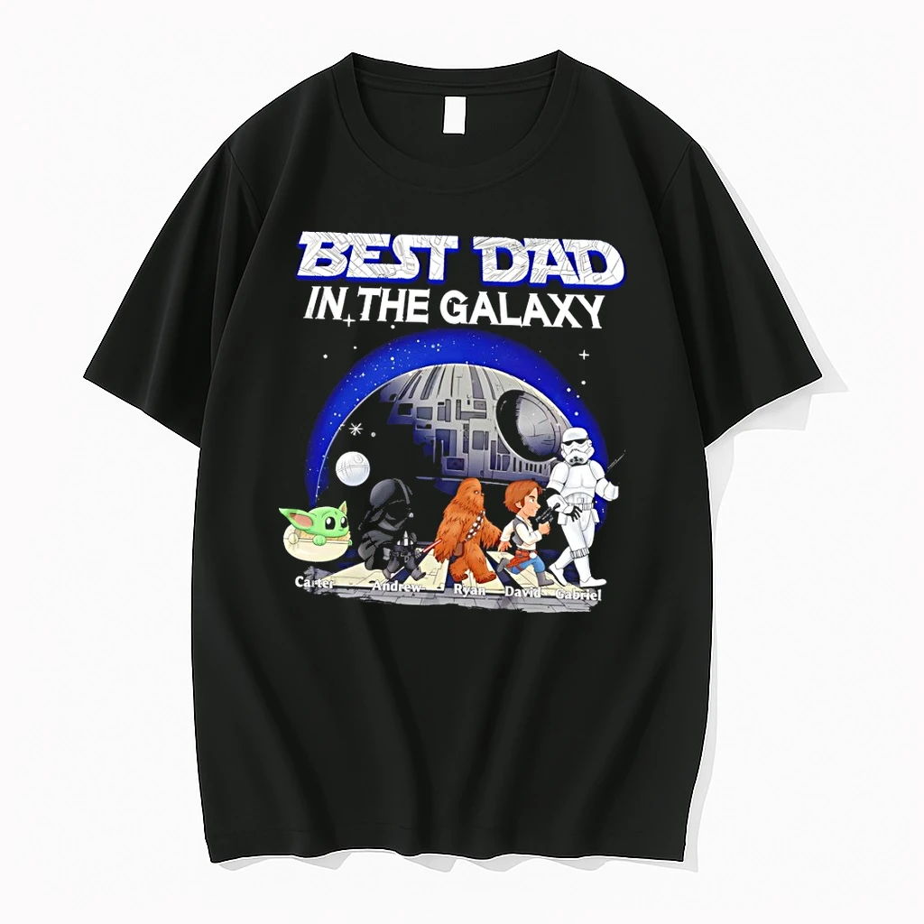 Star Wars Carter Andrew Ryan David Gabriel Best Dad In The Galaxy Fathers Day Shirts